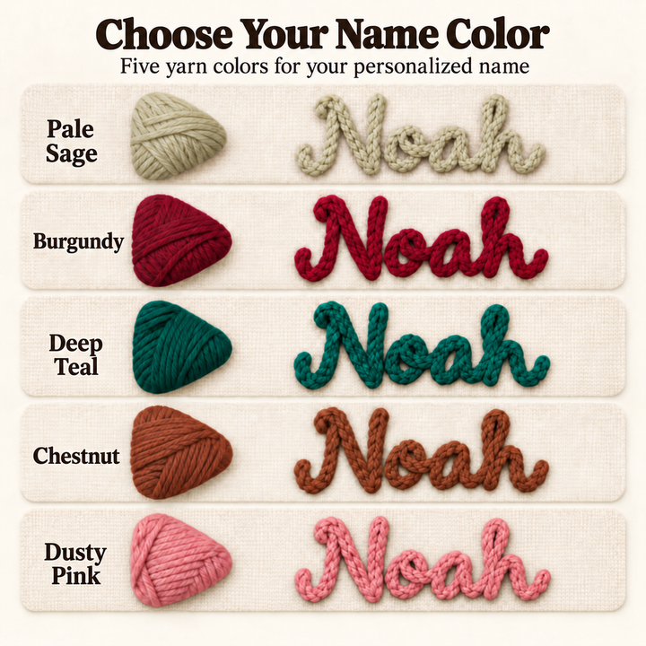 Personalized Baby & Kids Christmas Sweater – 100% Cotton, Hand-Embroidered Name & Designs
