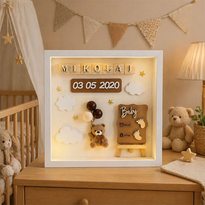 The Day Your World Changed Forever-Add your baby’s name, date & details in seconds