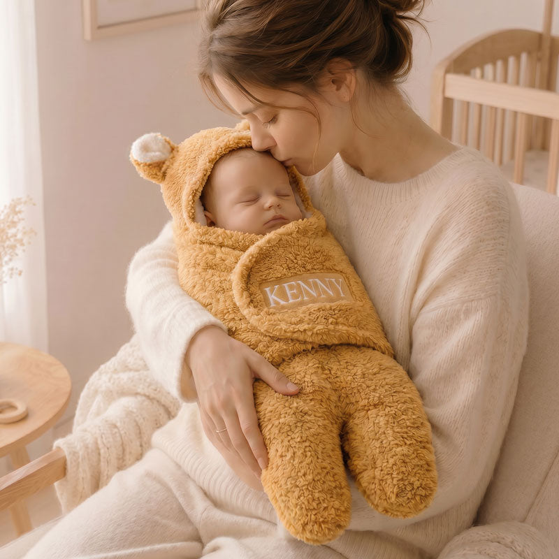 Bunny Baby Swaddle - Custom Embroidered Sleep Saver