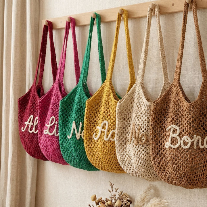 "Sun & Sand" Personalized Beach Tote Bag