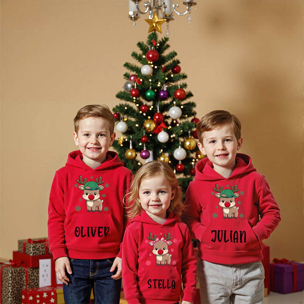 Personalized Kids Lovely Christmas Hoodie