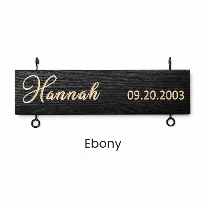 Add-On Name Slat for Grandkids Hanging Sign | 🆕 2025 Engraved Version