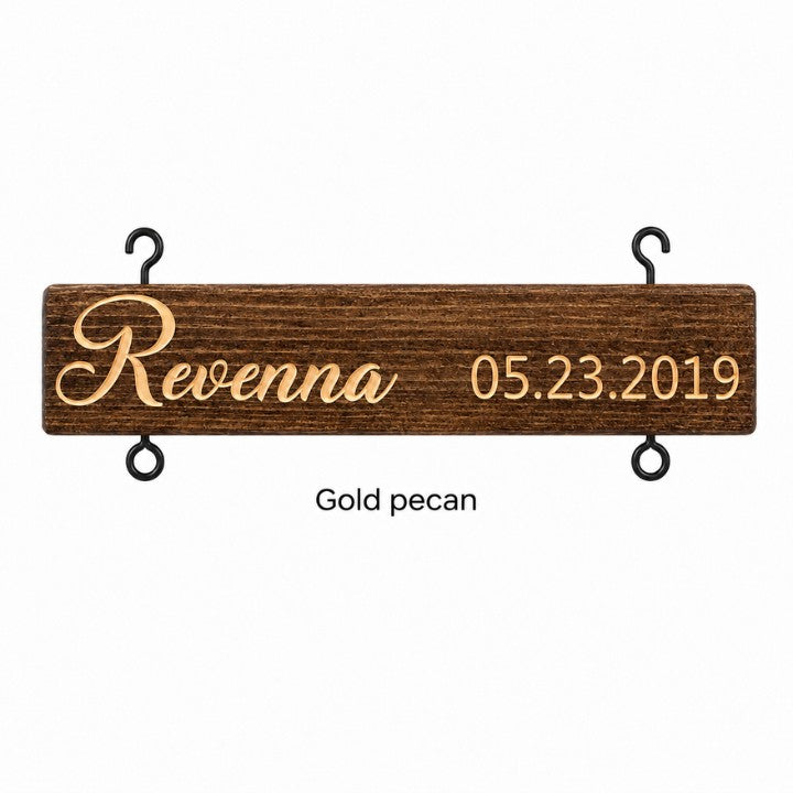 Add-On Name Slat for Grandkids Hanging Sign | 2024 Engraved Version