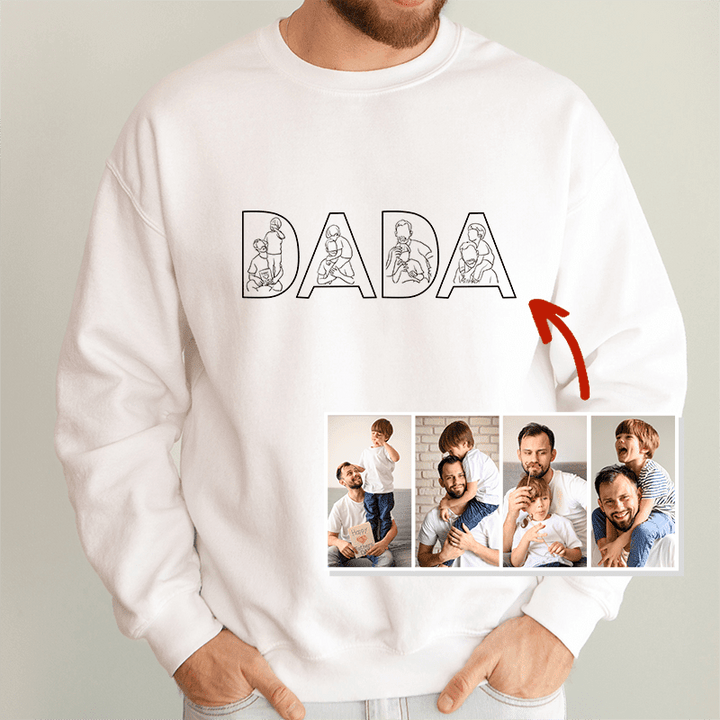 Best Dad Ever -Embroidered Sweatshirt For Father's Day - Gifts for Dad, Papa, Daddy and Grandpa - Canvasgiftco
