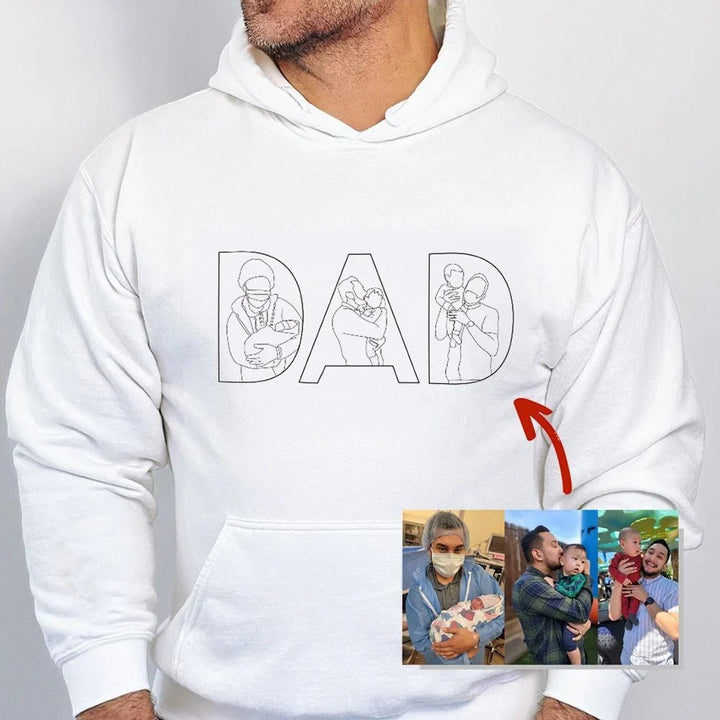 Best Dad Ever -Embroidered Sweatshirt For Father's Day - Gifts for Dad, Papa, Daddy and Grandpa - Canvasgiftco