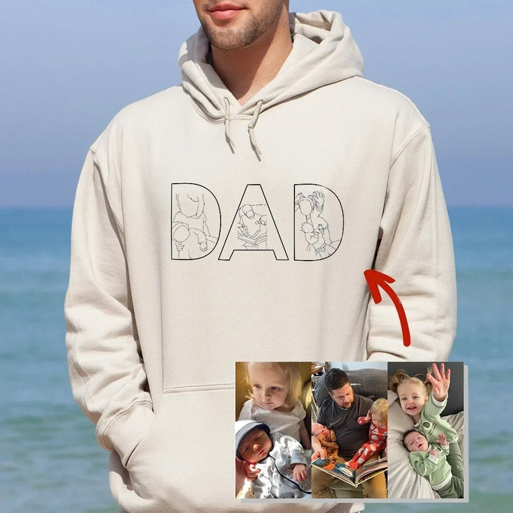 Best Dad Ever -Embroidered Sweatshirt For Father's Day - Gifts for Dad, Papa, Daddy and Grandpa - Canvasgiftco