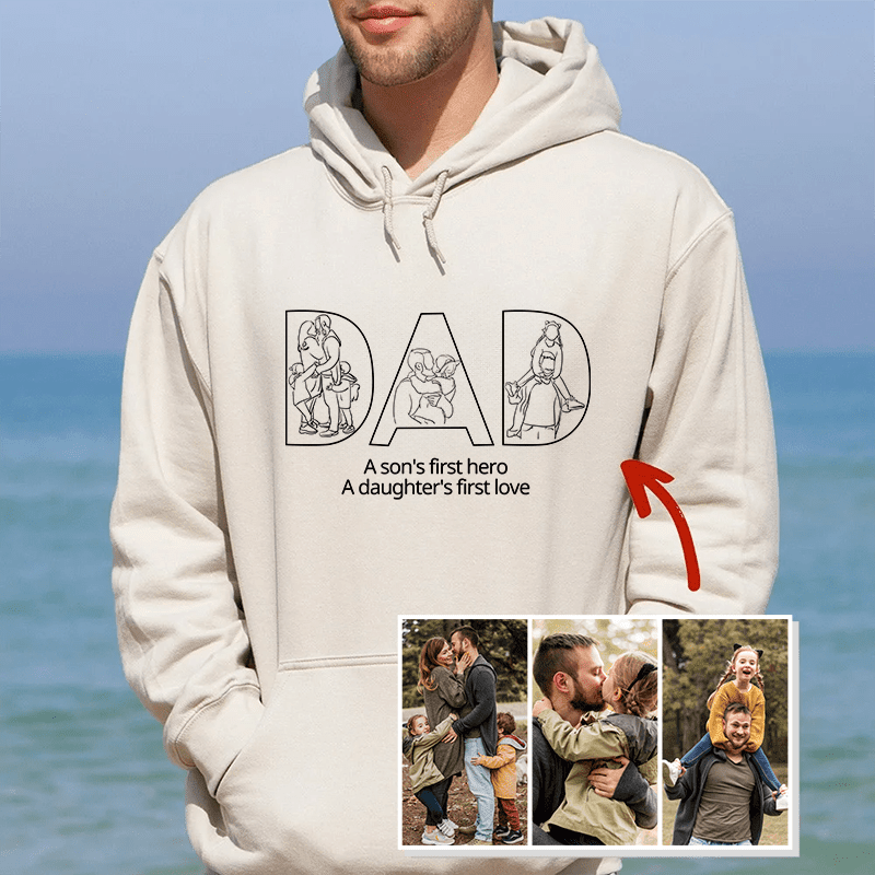Best Dad Ever -Embroidered Sweatshirt For Father's Day - Gifts for Dad, Papa, Daddy and Grandpa - Canvasgiftco