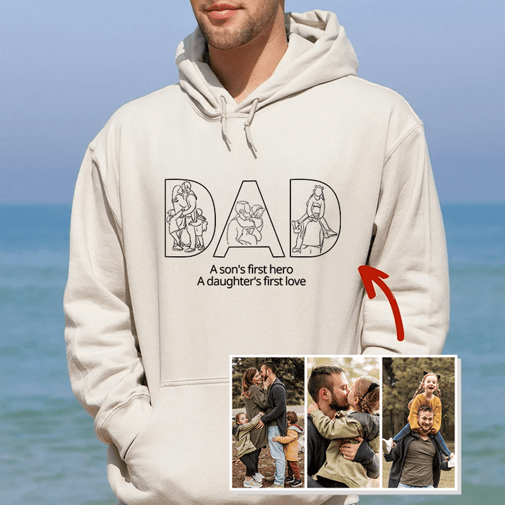 Best Dad Ever -Embroidered Sweatshirt For Father's Day - Gifts for Dad, Papa, Daddy and Grandpa - Canvasgiftco