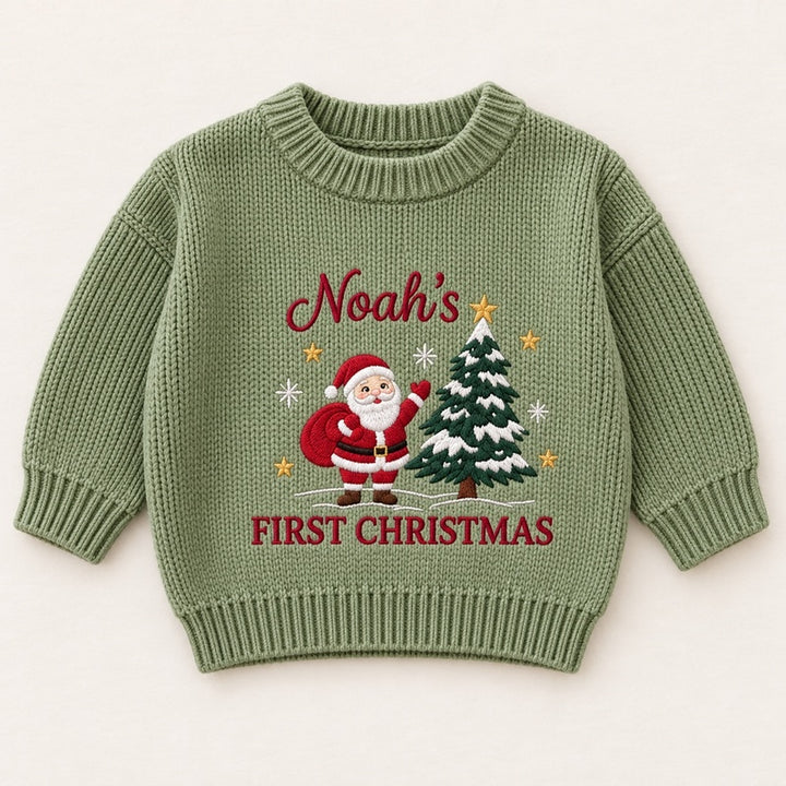 Personalized baby Christmas sweater 5