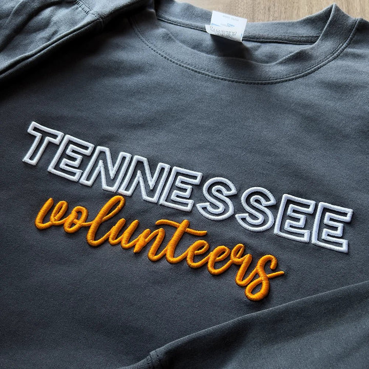 Custom 3D PUFF Embroidery Team Sweatshirt - Canvasgiftco