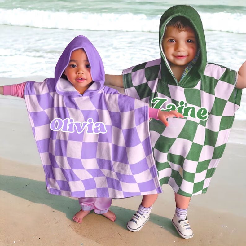 Customized Kids Beach Towel Hooded Beach Towel - Canvasgiftco