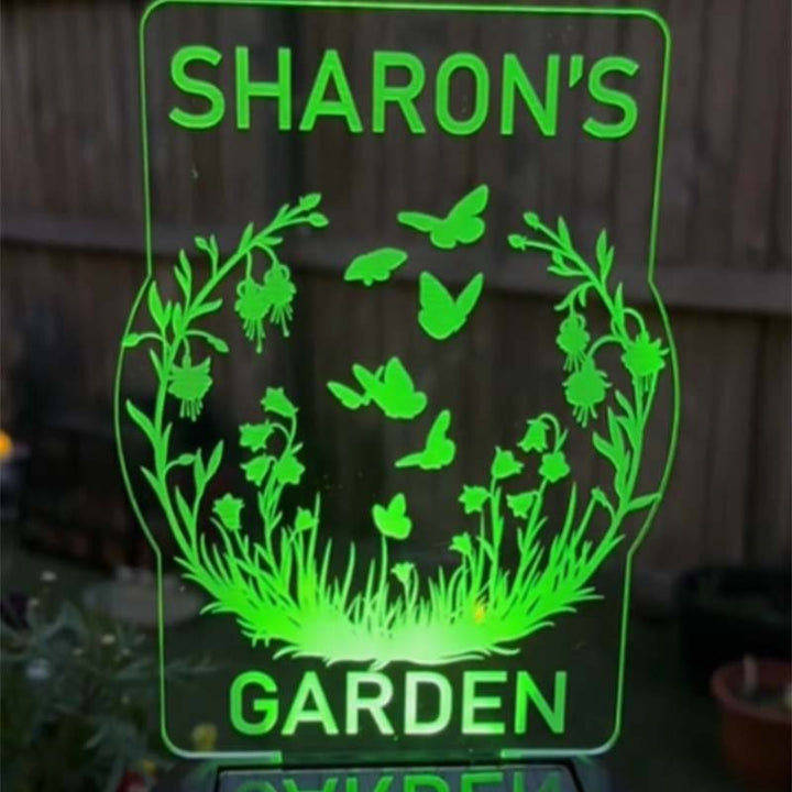 Customized Personalized Solar Garden LED Lights - Canvasgiftco