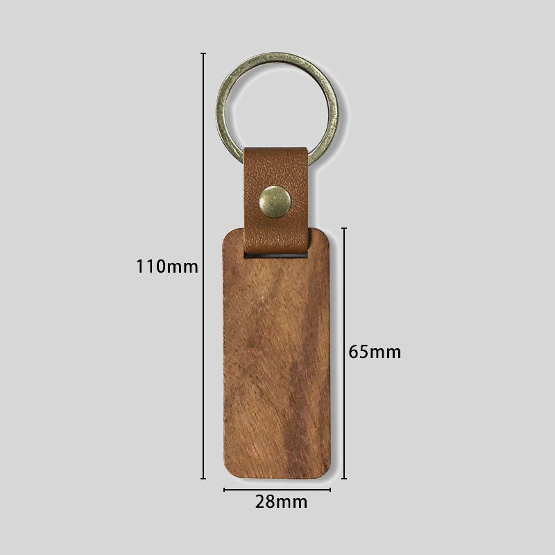 Customized Personalized Wooden Keychain - Canvasgiftco