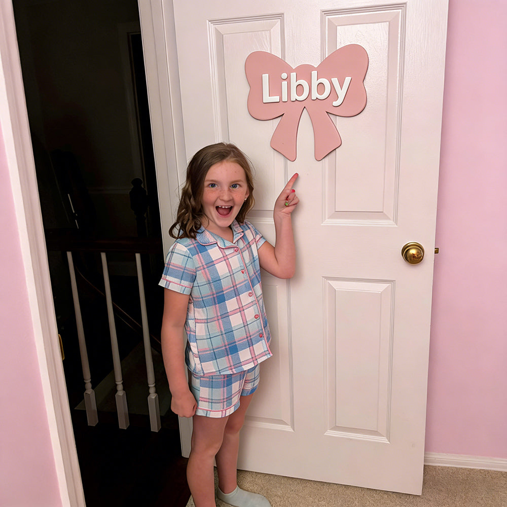 Personalized Kid's Bedroom Decoration Door Sign