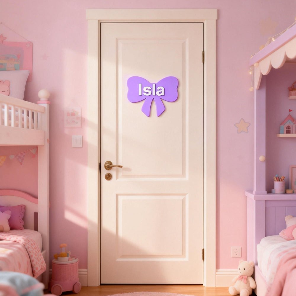 Personalized Kid's Bedroom Decoration Door Sign
