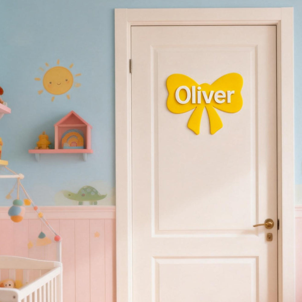 Personalized Kid's Bedroom Decoration Door Sign