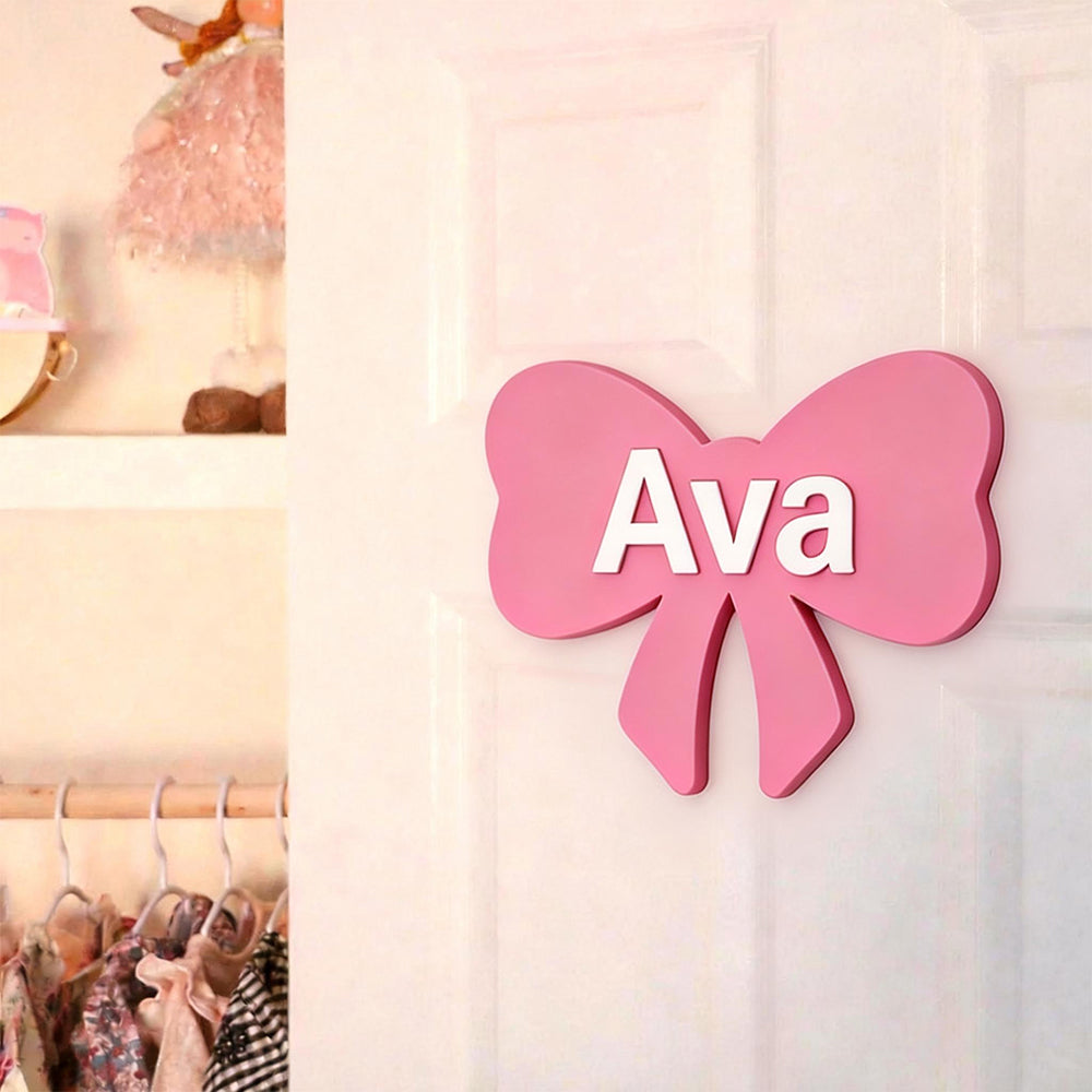 Personalized Kid's Bedroom Decoration Door Sign