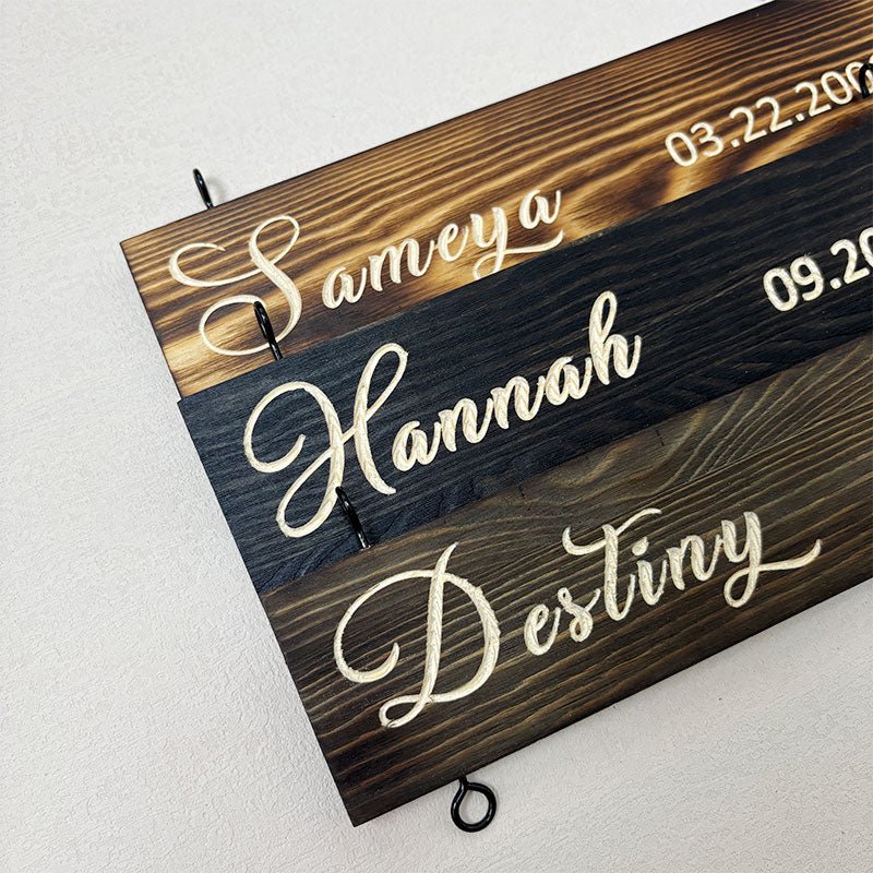 Extra Name Tag for Your Sign (Add - On for Existing Sign) | 2025 Version Engraved Design - Canvasgiftco
