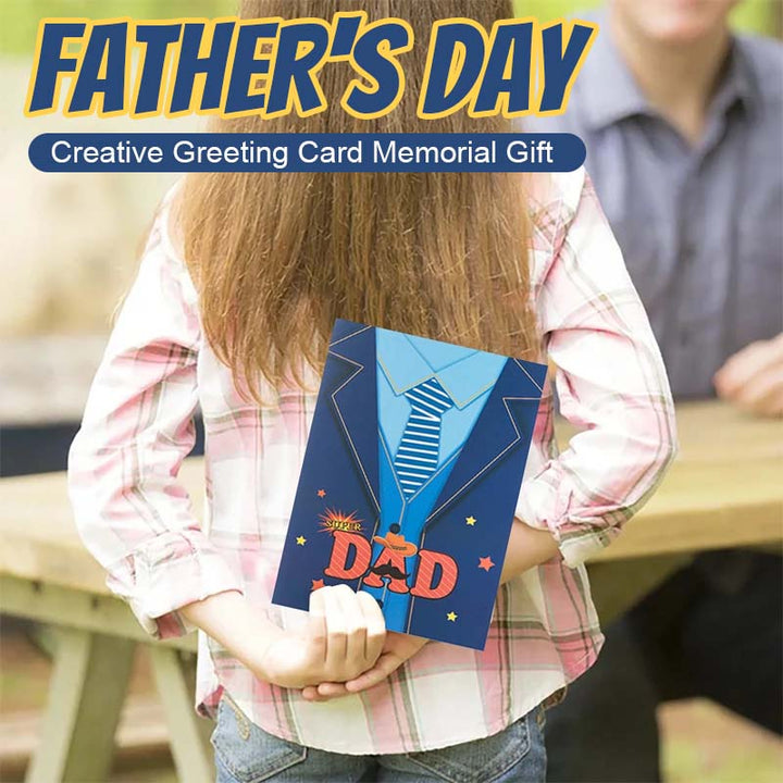 Father's Day Creative Greeting Card Memorial Gift - Canvasgiftco
