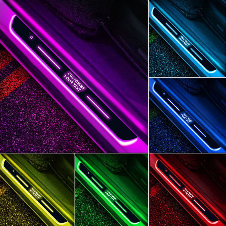 Personalization Luxury Car - Grade Illuminated Thresholds｜Smart Sensor + Super Battery - Canvasgiftco