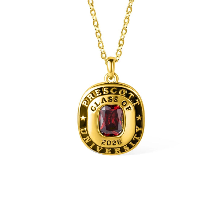 🎓 Personalized Birthstone Graduation Necklace Class of 2026 – A Moment That Lasts Forever - Canvasgiftco
