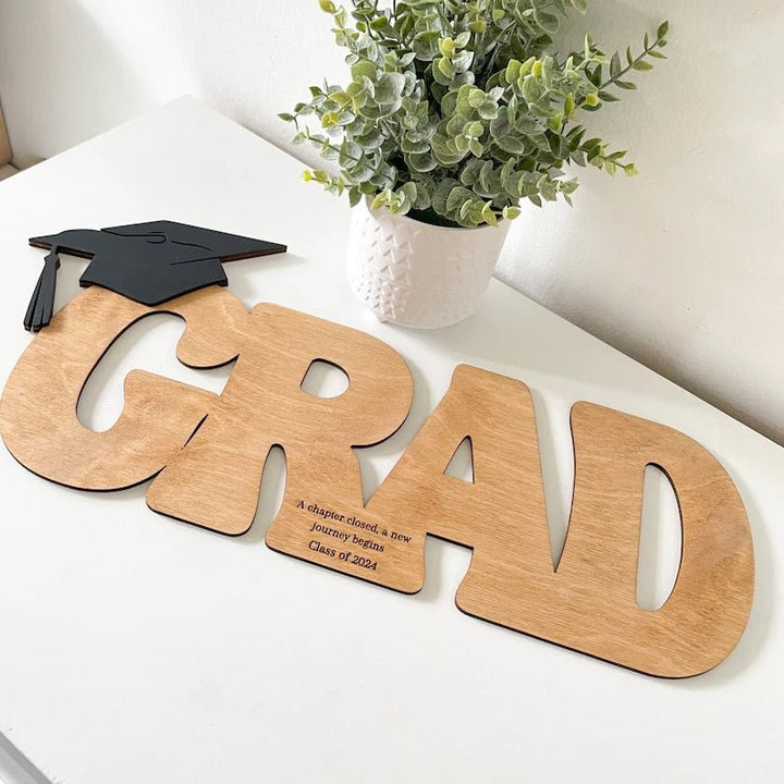 Personalized Graduation Season Name Signature – Custom Signature Stamp & Wall Art - Canvasgiftco