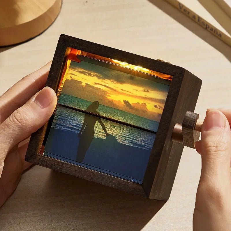 Personalized Hand - cranked Photo Album - As A Gift To Commemorate Every Interesting Picture - Canvasgiftco