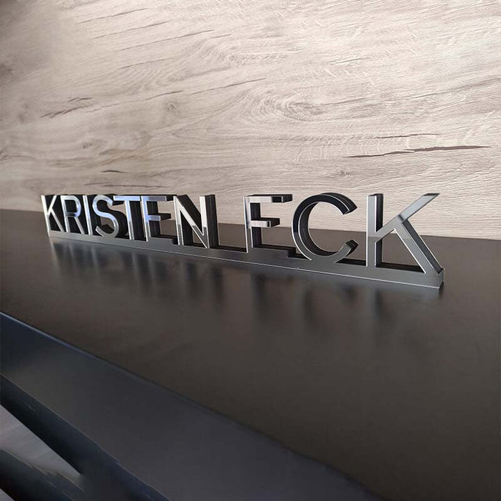 Personalized Mirror Acrylic Name Three - dimensional Sign Nursery Decoration - Canvasgiftco