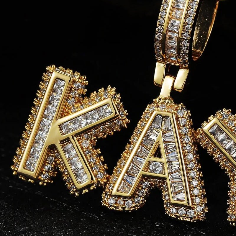 Sparkling Custom Name Necklace - Canvasgiftco