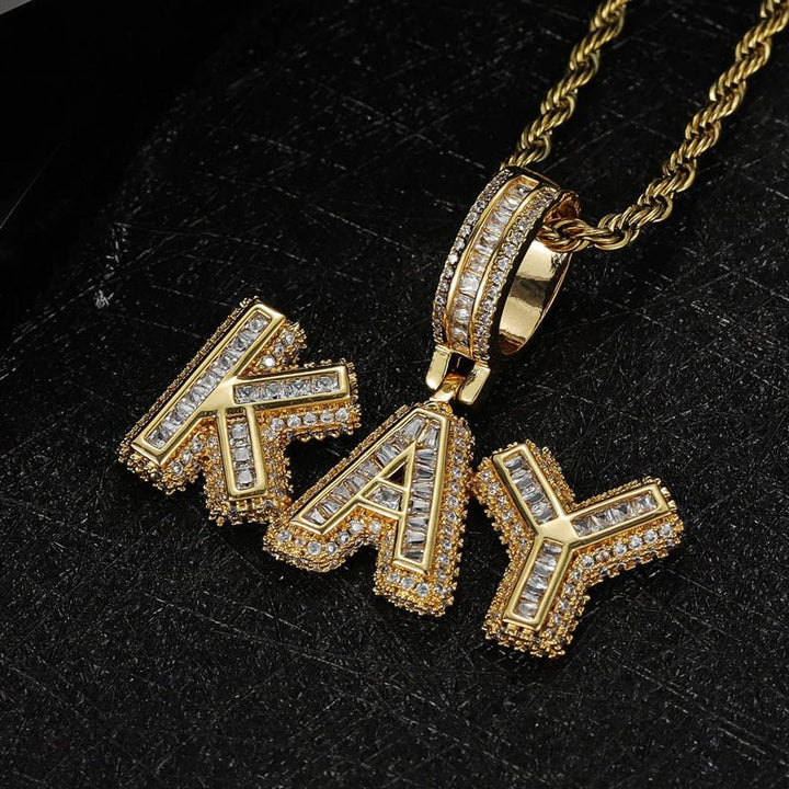 Sparkling Custom Name Necklace - Canvasgiftco