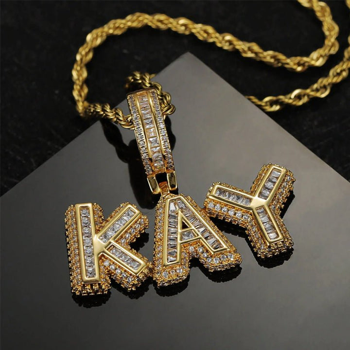Sparkling Custom Name Necklace - Canvasgiftco