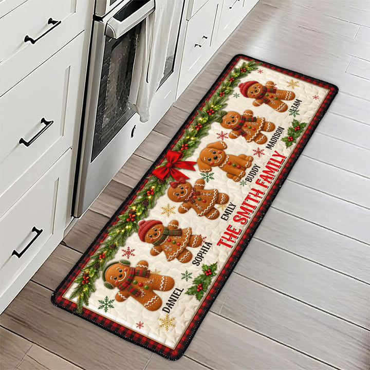 Our Sweet Family Lives Here - Personalized Runner Rug