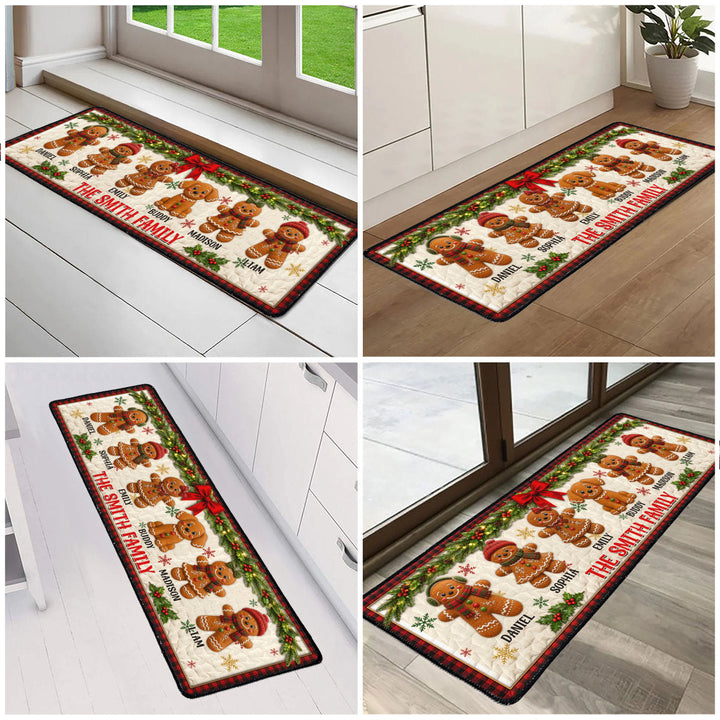 Our Sweet Family Lives Here - Personalized Runner Rug