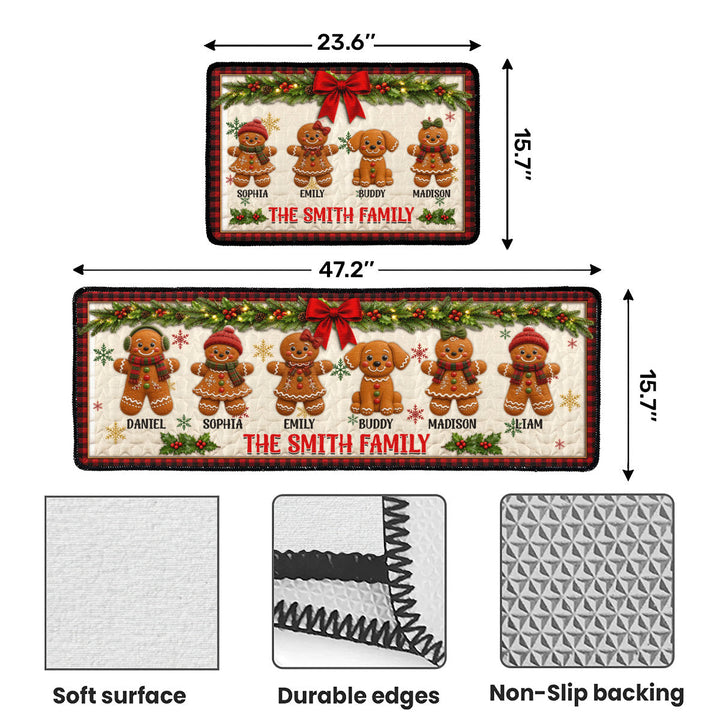 Our Sweet Family Lives Here - Personalized Runner Rug